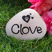 Load image into Gallery viewer, Pet Memorial Stone for Dogs - Personalized Pet Gravestone made of natural river rock